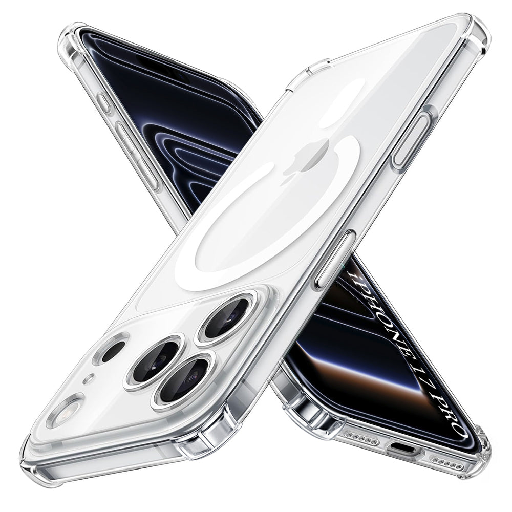 MagSafe cover til Apple iPhone 17 Pro, Techsuit, Stødsikker, Gennemsigtig