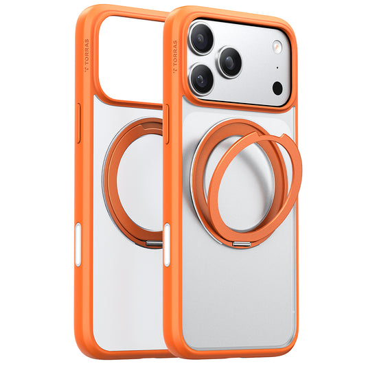 MagSafe cover til Apple iPhone 17 Pro, Torras, Ostand Pro, Orange