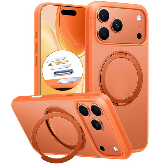 MagSafe cover til Apple iPhone 17 Pro, Torras, Ostand Pro, Orange