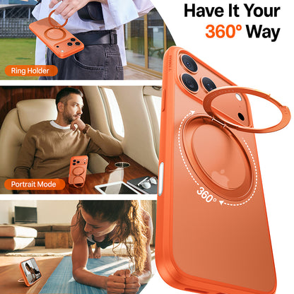 MagSafe cover til Apple iPhone 17 Pro, Torras, Ostand Pro, Orange
