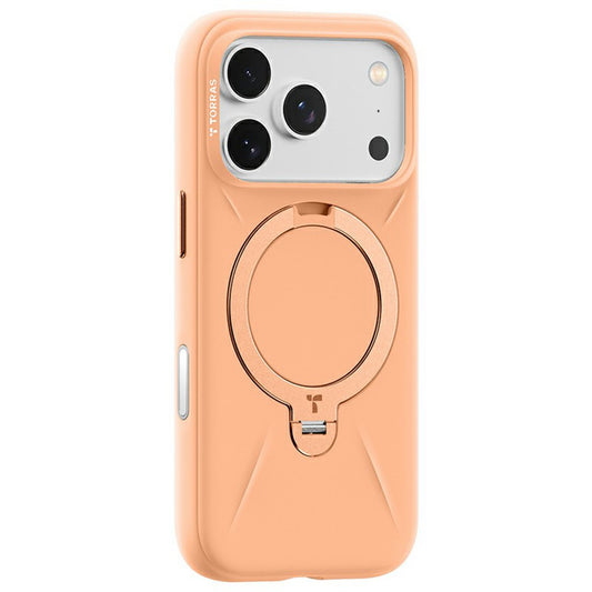 MagSafe cover til Apple iPhone 17 Pro, Torras, QPRO Silicone, Orange
