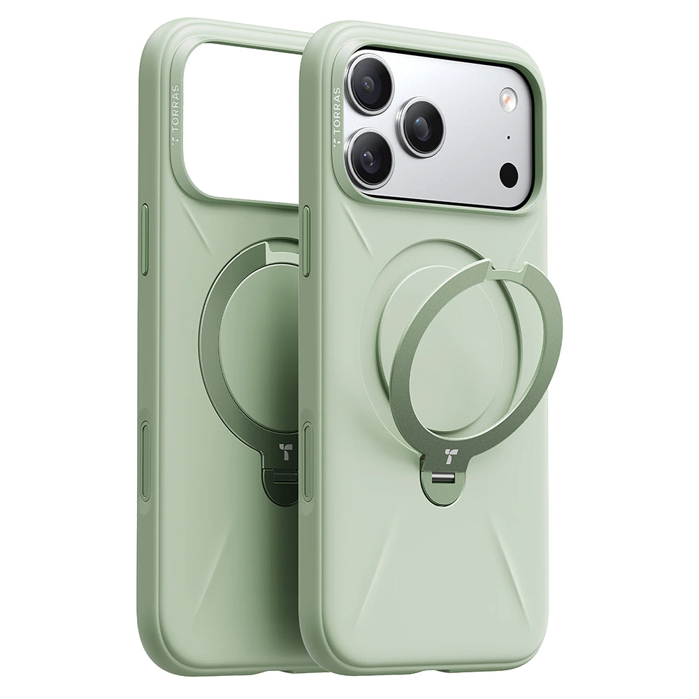 MagSafe cover til Apple iPhone 17 Pro, Torras, QPRO Silicone, Matcha Grøn