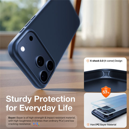 MagSafe cover til Apple iPhone 17 Pro, Torras, SlimFit, Blå