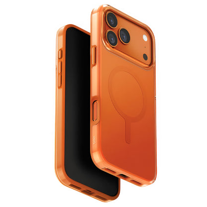 MagSafe cover til Apple iPhone 17 Pro, UNIQ, Clario MagClick, Orange