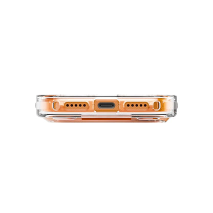 MagSafe cover til Apple iPhone 17 Pro, UNIQ, Heldro Air MagClick, Gennemsigtig Orange