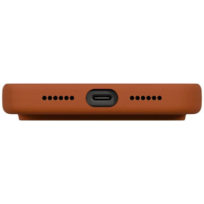 MagSafe cover til Apple iPhone 17 Pro, UNIQ, Lino MagClick, Mørk Orange