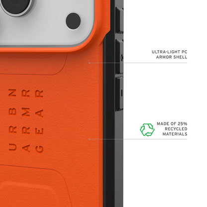 MagSafe-etui til Apple iPhone 17 Pro, Urban Armor Gear, Civilian, Orange