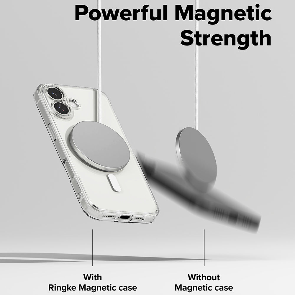 MagSafe cover til Apple iPhone 17, Ringke, Fusion, Gennemsigtig