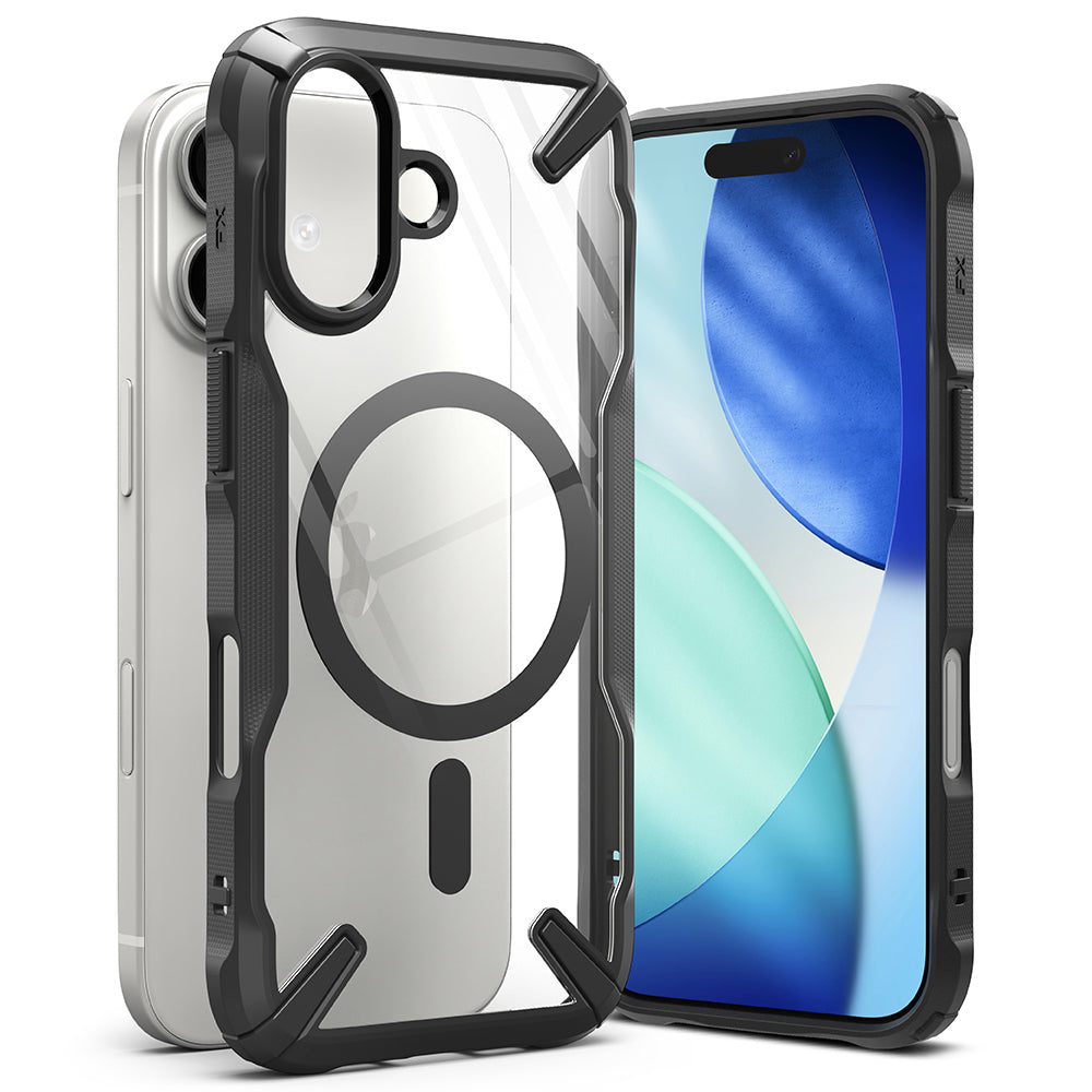 MagSafe cover til Apple iPhone 17, Ringke, Fusion X, Sort