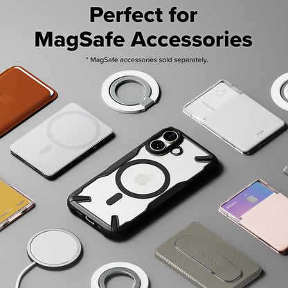 MagSafe cover til Apple iPhone 17, Ringke, Fusion X, Sort