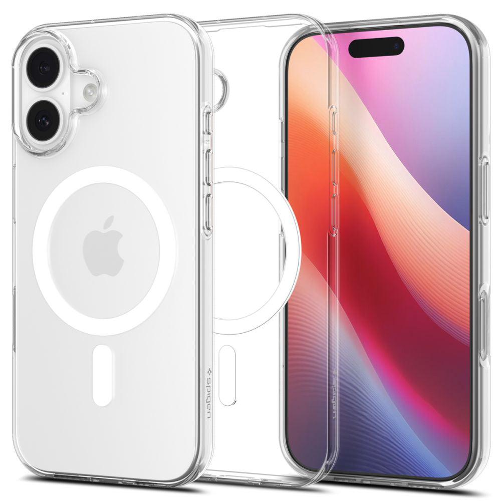 MagSafe cover til Apple iPhone 17, Spigen, Liquid Crystal, Hvid