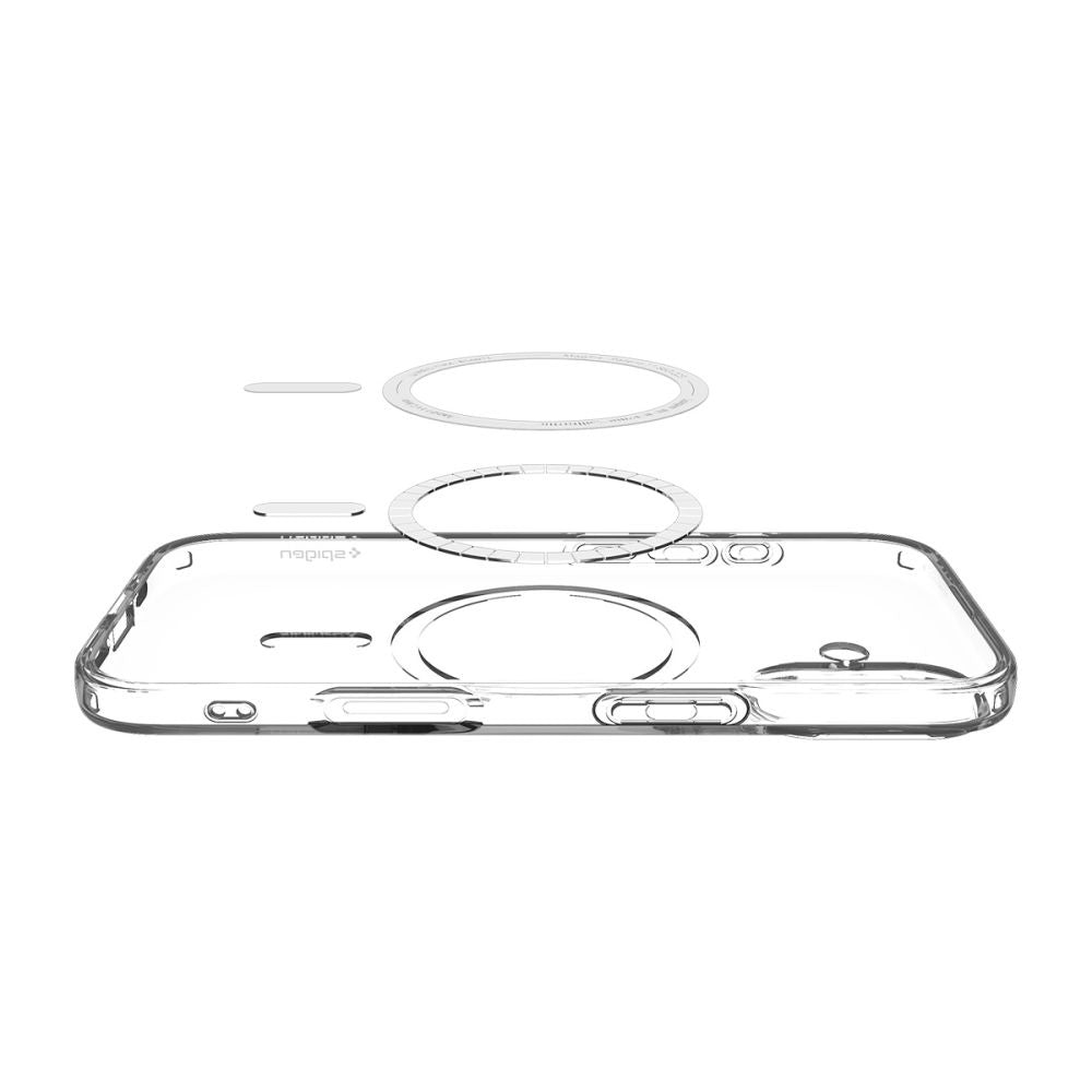 MagSafe cover til Apple iPhone 17, Spigen, Liquid Crystal, Hvid
