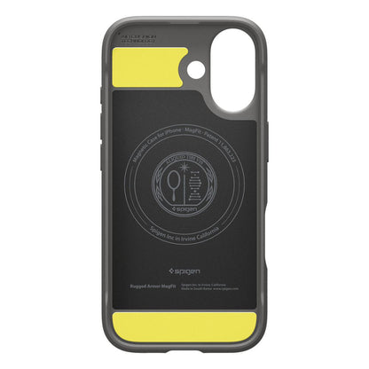 MagSafe cover til Apple iPhone 17, Spigen, Rugged Armor, Grå