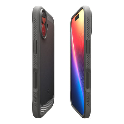 MagSafe cover til Apple iPhone 17, Spigen, Rugged Armor, Grå