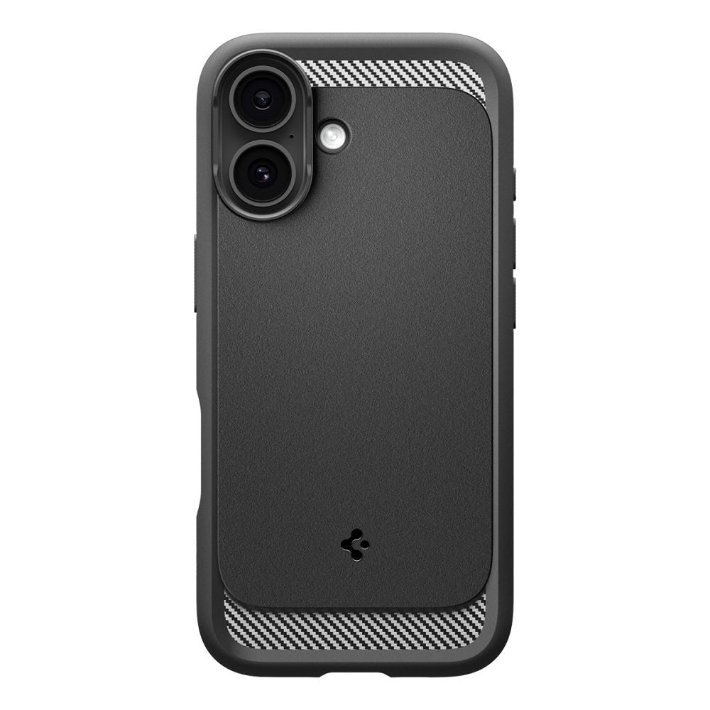 MagSafe cover til Apple iPhone 17, Spigen, Rugged Armor, Mat Sort