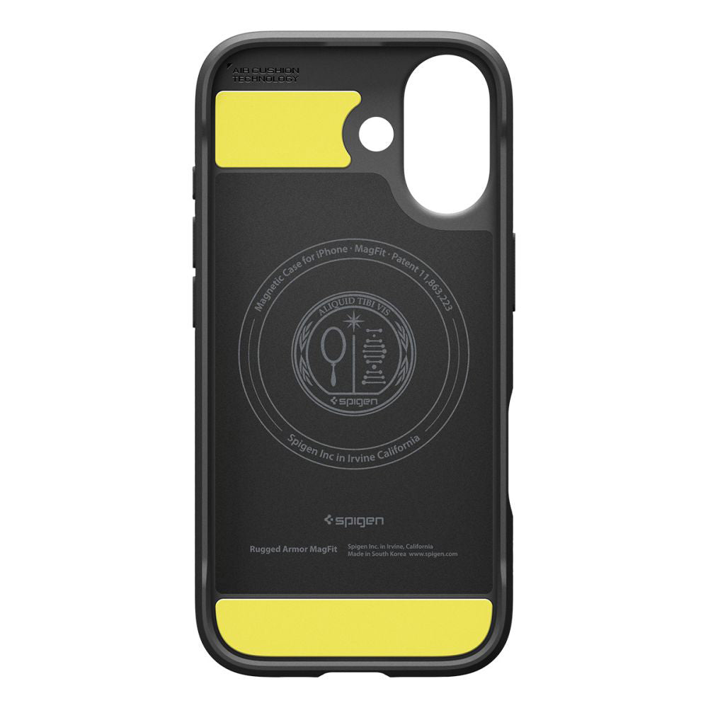 MagSafe cover til Apple iPhone 17, Spigen, Rugged Armor, Mat Sort