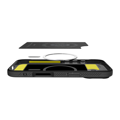 MagSafe cover til Apple iPhone 17, Spigen, Rugged Armor, Mat Sort