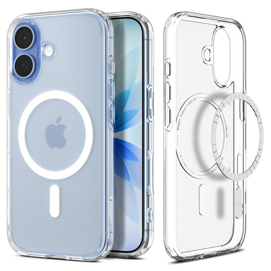 MagSafe cover til Apple iPhone 17, Spigen, Ultra Hybrid, Satineret Hvid