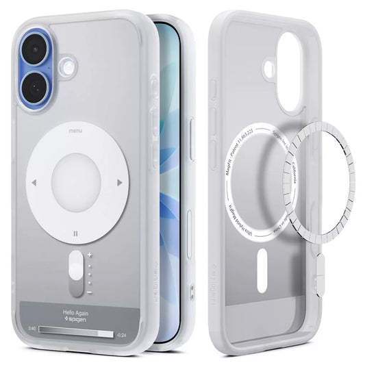 MagSafe cover til Apple iPhone 17, Spigen, Ultra Hybrid Classic, Sølvfarvet