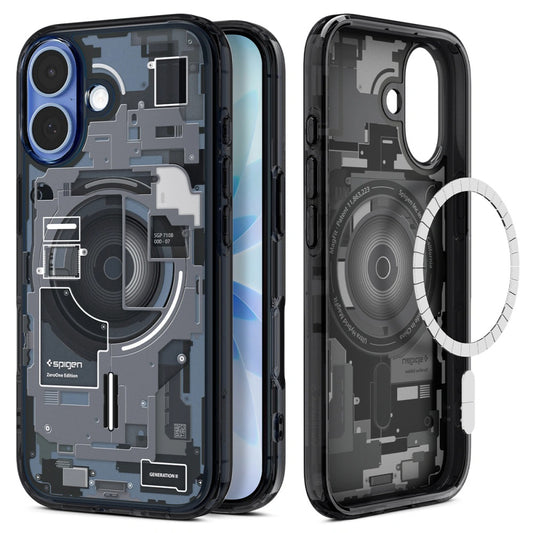 MagSafe cover til Apple iPhone 17, Spigen, Ultra Hybrid Zero One, Sort