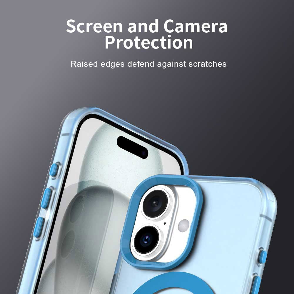 MagSafe cover til Apple iPhone 17, Techsuit, CandyCase, Blå
