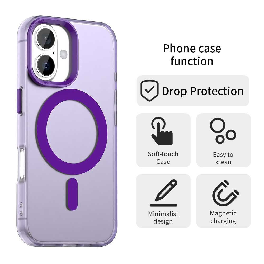 MagSafe cover til Apple iPhone 17, Techsuit, CandyCase, Lilla