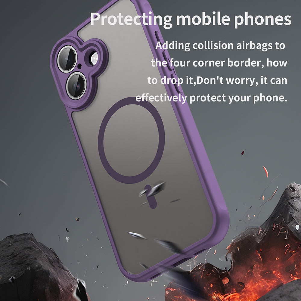 MagSafe cover til Apple iPhone 17, Techsuit, HaloFrost II, Lilla