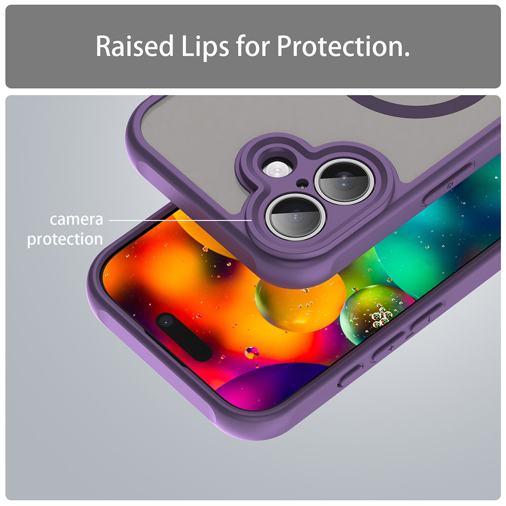 MagSafe cover til Apple iPhone 17, Techsuit, HaloFrost II, Lilla