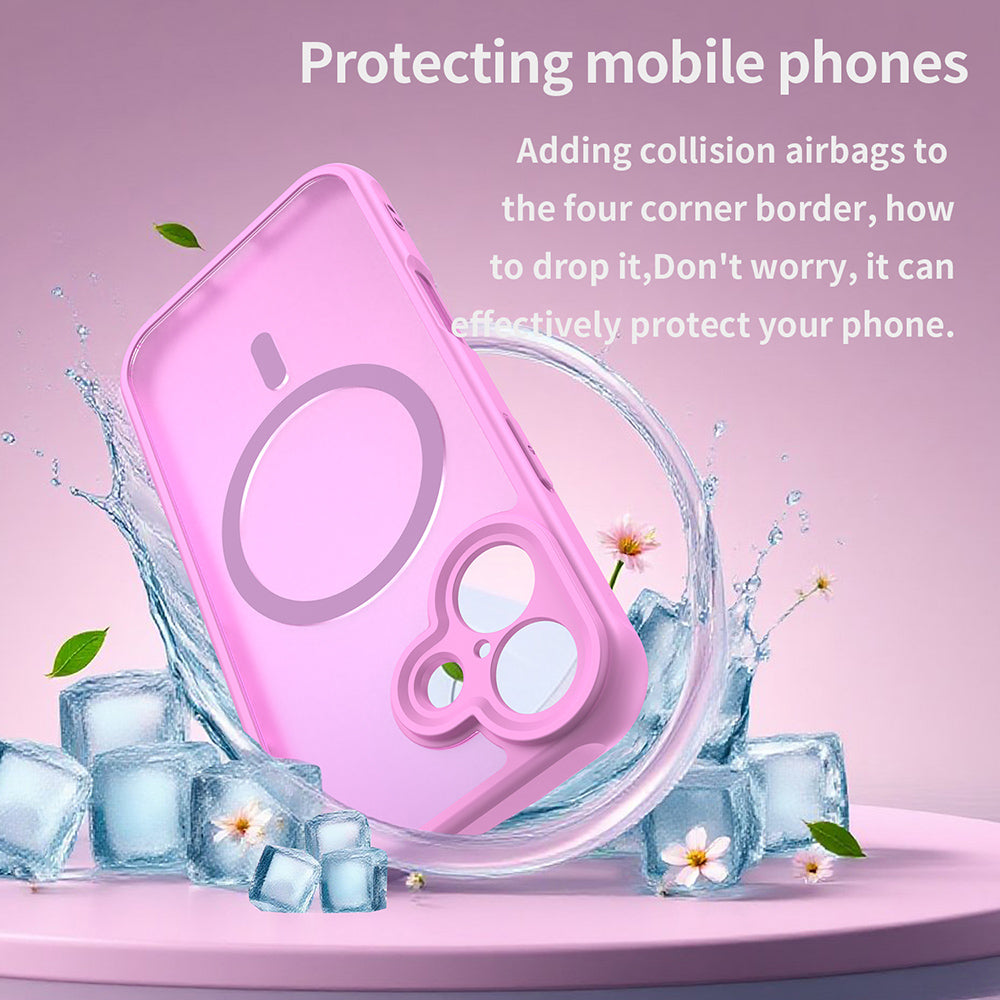 MagSafe cover til Apple iPhone 17, Techsuit, HaloFrost II, Pink