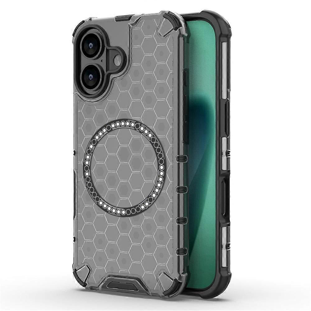 MagSafe cover til Apple iPhone 17, Techsuit, HoneyComb Shield, Sort