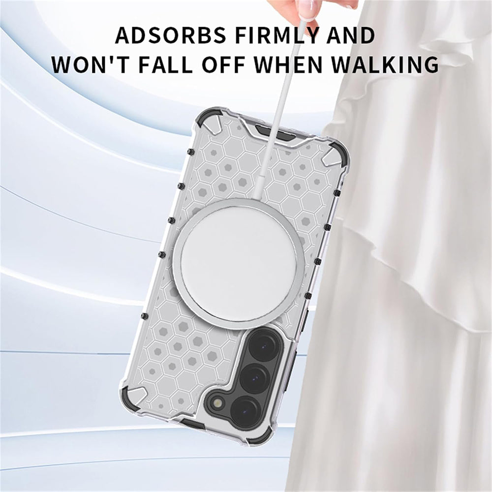 MagSafe cover til Apple iPhone 17, Techsuit, HoneyComb Shield, Sort