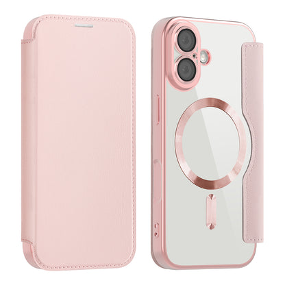 MagSafe cover til Apple iPhone 17, Techsuit, SmartMag Book, Pink