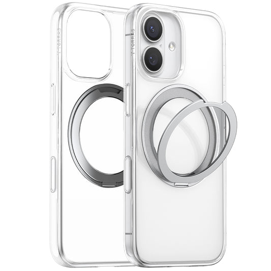 MagSafe cover til Apple iPhone 17, Torras, Ostand Pro, Transparent