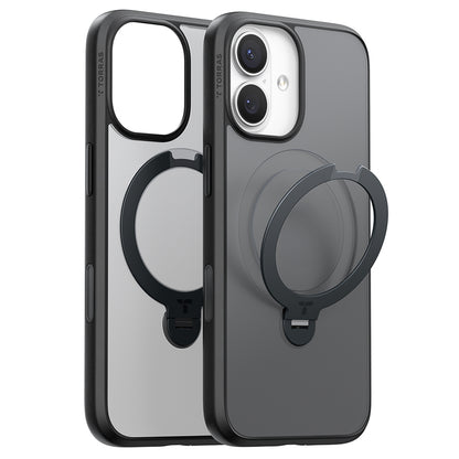 MagSafe cover til Apple iPhone 17, Torras, Ostand Spin, Sort