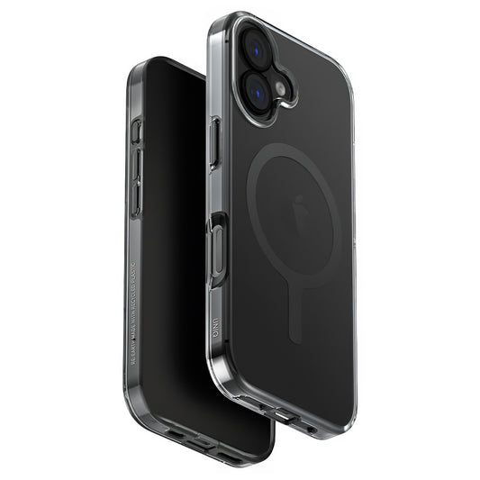 MagSafe-etui til Apple iPhone 17, UNIQ, Clario MagClick, Røgfarvet