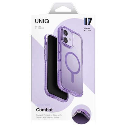 MagSafe cover til Apple iPhone 17, UNIQ, Combat MagClick, Sort