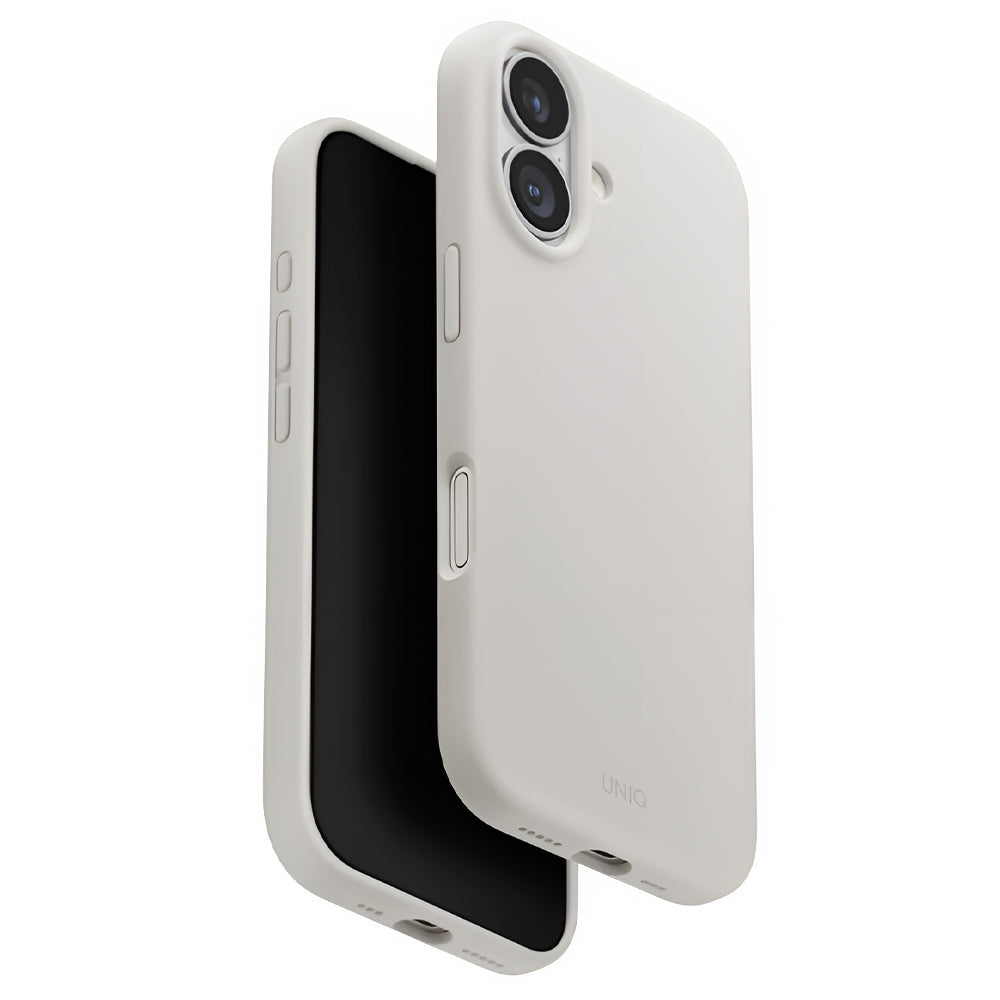 MagSafe cover til Apple iPhone 17, UNIQ, Lino MagClick, Grå