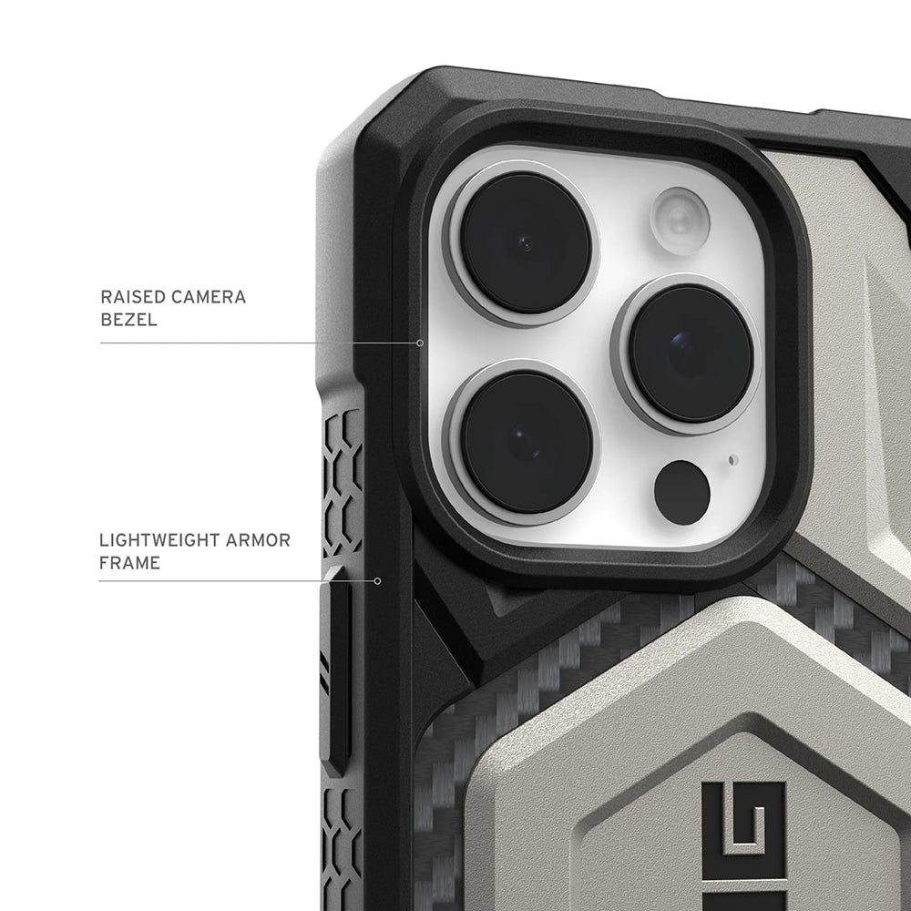 MagSafe cover til Apple iPhone 17, Urban Armor Gear, Monarch Pro Kevlar, Sort