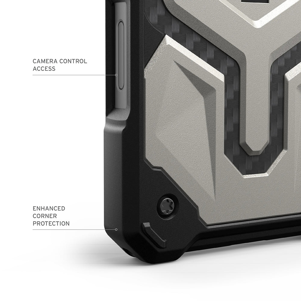 MagSafe cover til Apple iPhone 17, Urban Armor Gear, Monarch Pro Kevlar, Sort