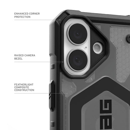 MagSafe cover til Apple iPhone 17, Urban Armor Gear, Pathfinder Clear, Grå