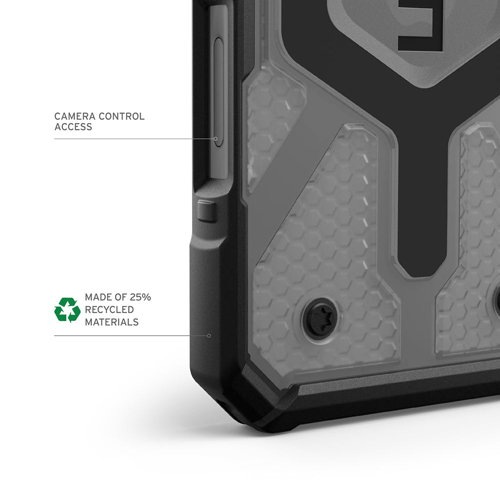 MagSafe cover til Apple iPhone 17, Urban Armor Gear, Pathfinder Clear, Grå