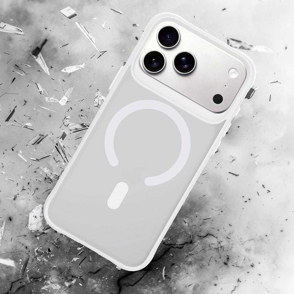 MagSafe Case for Apple iPhone 18 Pro / 17 Pro, 3MK, Smoke MagCase, White