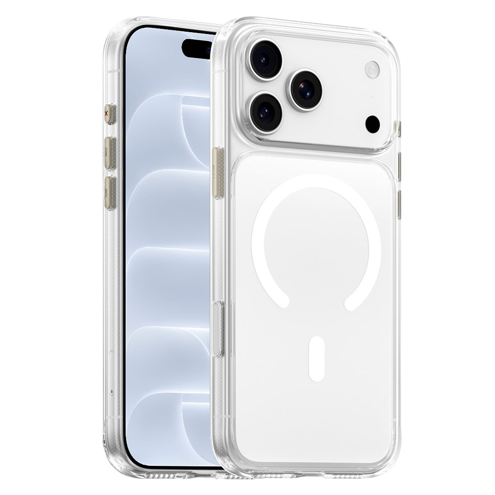 MagSafe-cover til Apple iPhone 18 Pro / 17 Pro, Blueo, Crystal+ Anti-Drop, gennemsigtig