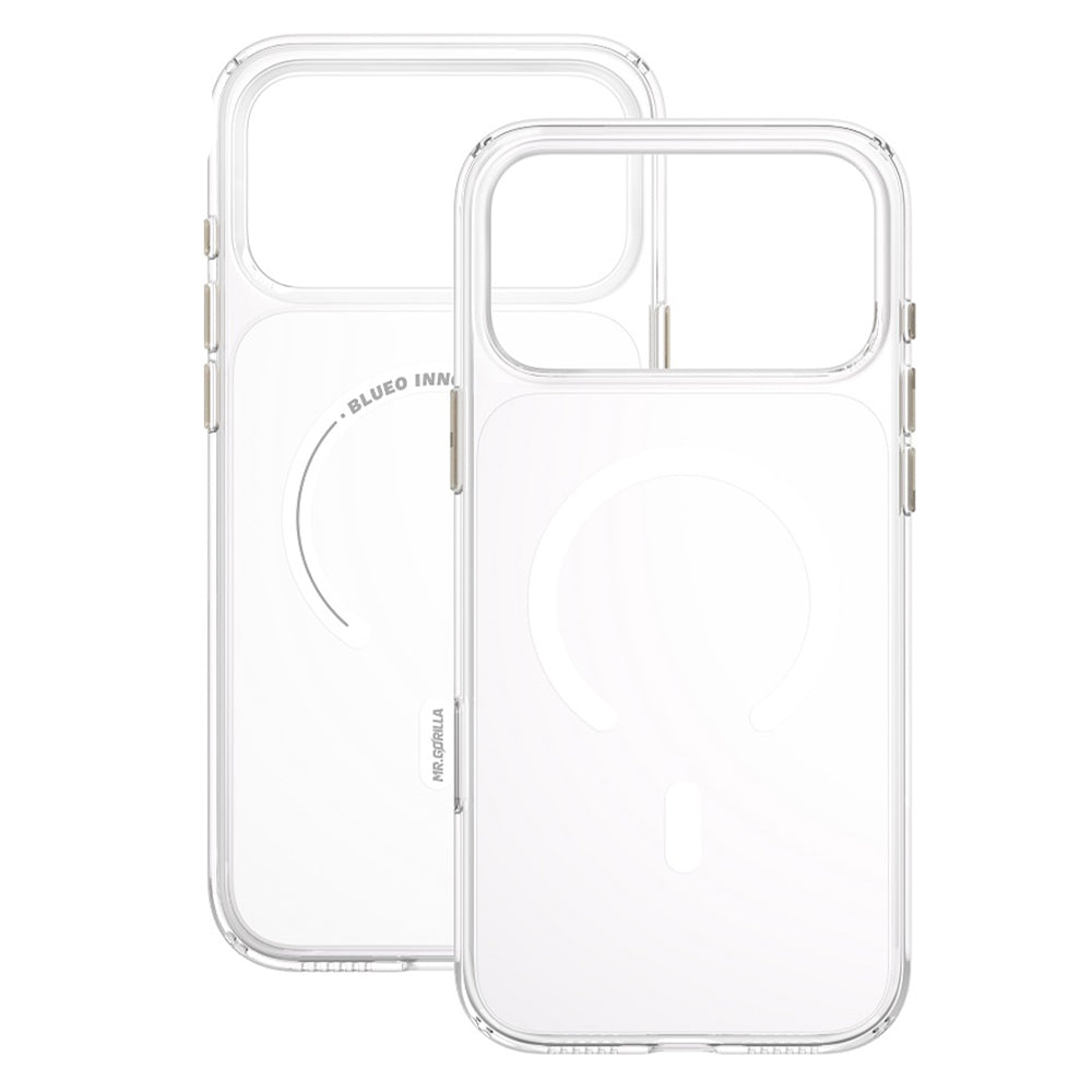 MagSafe-cover til Apple iPhone 18 Pro / 17 Pro, Blueo, Crystal+ Anti-Drop, gennemsigtig