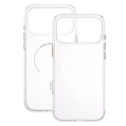 MagSafe-cover til Apple iPhone 18 Pro / 17 Pro, Blueo, Crystal+ Anti-Drop, gennemsigtig