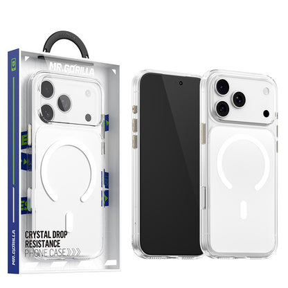 MagSafe-cover til Apple iPhone 18 Pro / 17 Pro, Blueo, Crystal+ Anti-Drop, gennemsigtig