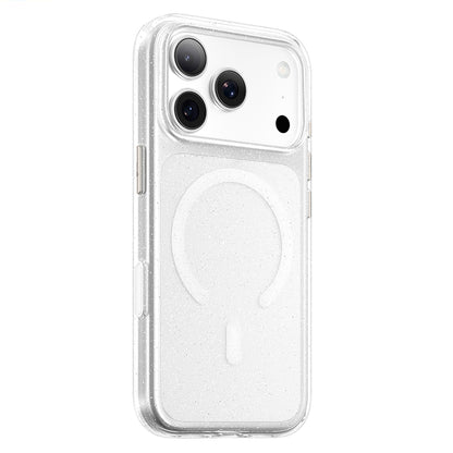 MagSafe Case for Apple iPhone 18 Pro / 17 Pro, Blueo, Crystal Pro Anti-Drop Glitter, Transparent