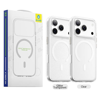 MagSafe-cover til Apple iPhone 18 Pro / 17 Pro, Blueo, Crystal Pro Anti-Drop, gennemsigtig