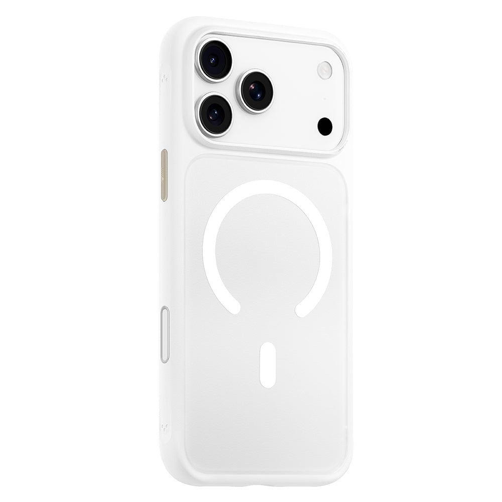 MagSafe Case for Apple iPhone 18 Pro / 17 Pro, Blueo, Skin-Friendly Anti-Drop, Satin White