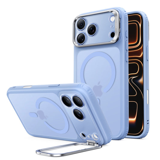 MagSafe-etui til Apple iPhone 18 Pro / 17 Pro, ESR, Classic Hybrid Kickstand, Satinblå